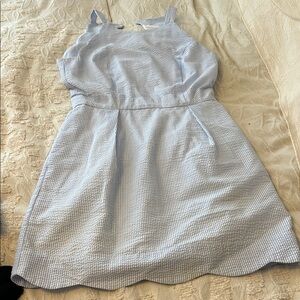 Lauren James Seersucker Mini Dress